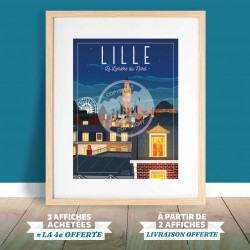 Affiche Lille - "La Lumière du Nord"