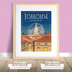 Affiche Toulouse - "La Lumière du Sud"