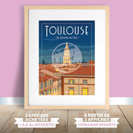 Toulouse - "La Lumière du Sud" Poster