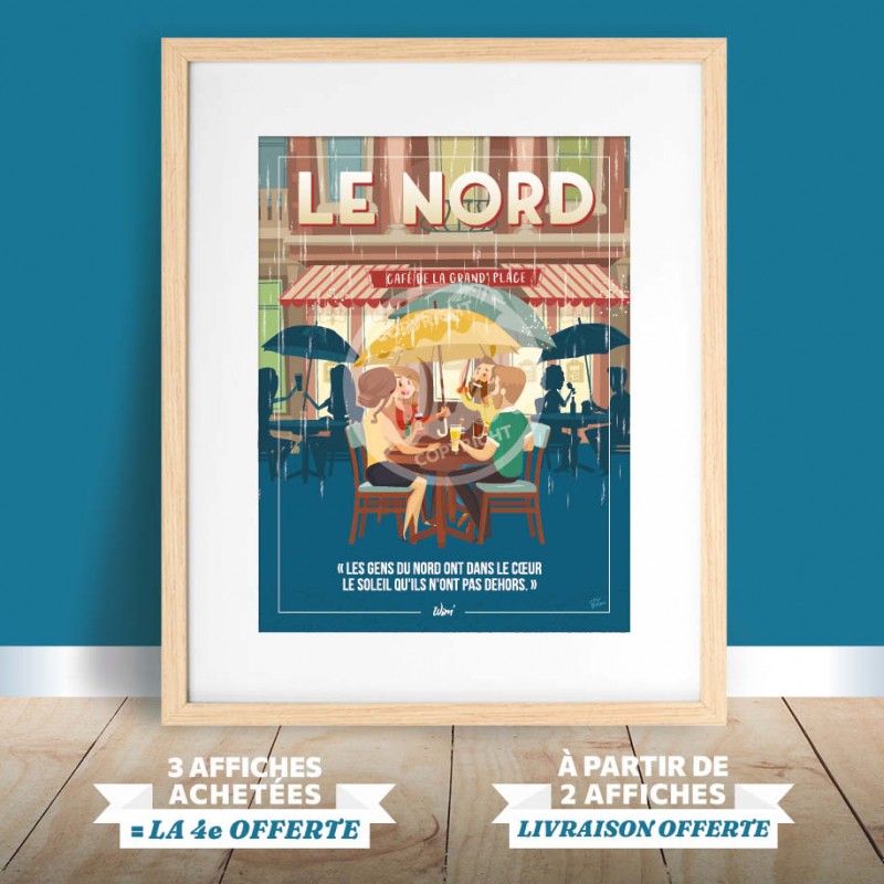 Puzzle PARIS Les Toits - Marcel Travel Posters