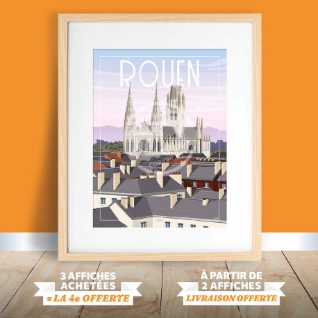 Affiche Rouen