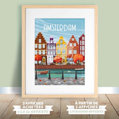 Affiche Amsterdam