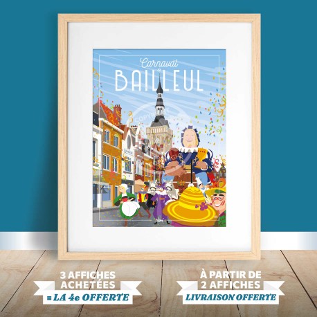 Affiche Bailleul - "Le Carnaval"