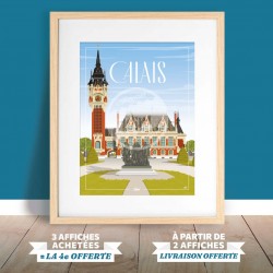 Affiche Calais - "La Mairie"