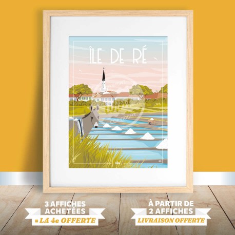 Affiche Île de Ré - "Mon Île"