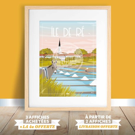 Affiche Île de Ré - "Mon Île"