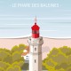 Île de Ré - "Le Phare des Baleines" Poster