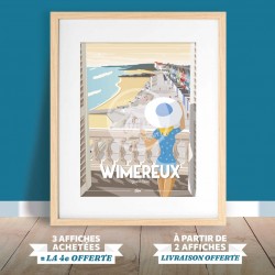 Wimereux - "Grand Hôtel" Poster