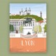 Affiche Lyon - "Place Bellecour"