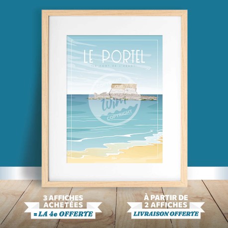 Le Portel - "Le Fort de l'Heurt" Poster