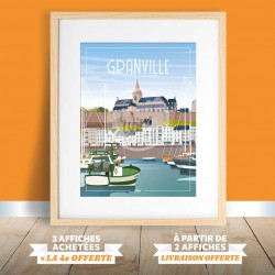 Affiche Granville - "Détente à Granville"