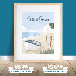 Affiche Côte d'Opale  - "Détente"