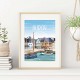 Affiche Auray - "Port de Saint Goustan"