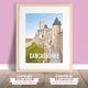 Affiche Carcassonne