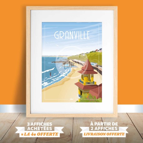 Granville - "Le Plat Gousset" Poster