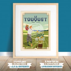 Affiche Le Touquet - "Golf du Touquet"