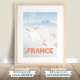 Affiche Montagnes - "Les Montagnes Françaises"