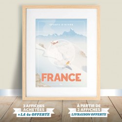 Montagnes Françaises Poster