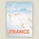 Affiche Montagnes - "Les Montagnes Françaises"