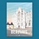 Affiche Beauvais - "La Cathédrale"