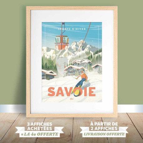 Montagnes - "La Savoie" Poster