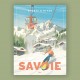 Affiche Montagnes - "La Savoie"