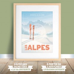 Affiche Alpes