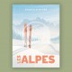 Montagnes - "Les Alpes" Poster