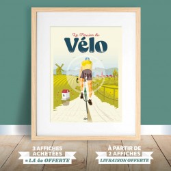 Affiche Sport - "Passion Vélo"