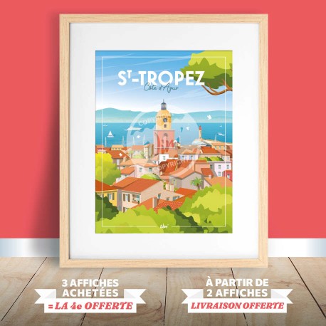 Affiche Saint-Tropez