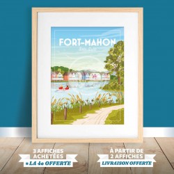 Affiche Fort-Mahon-Plage - "Belle Dune"