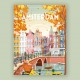 Amsterdam - "Détente à Amsterdam" Poster