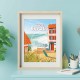 Affiche Côte Basque 30x40cm