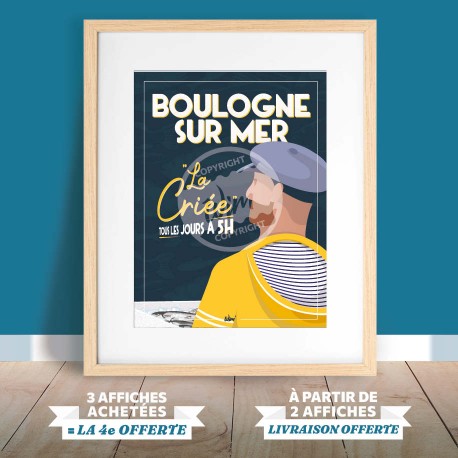 Boulogne-sur-Mer - "La Criée" Poster