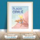 Affiche Côte d'Opale - "Les Plages"