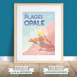 Côte d'Opale - "Les Plages" Poster