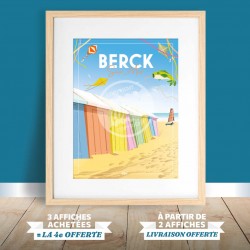 Affiche Berck-Sur-Mer - "Détente"