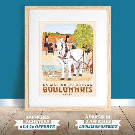 Samer - "La Maison du Cheval Boulonnais" Poster