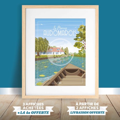 Affiche Le Marais Audomarois