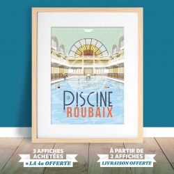 Affiche Lille - "La Piscine de Roubaix"