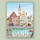 Affiche Gent - Gand Recto - Verso 30x40cm
