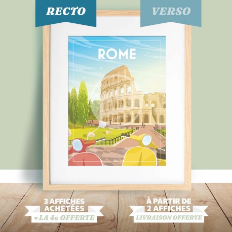 Roma/Rome - Recto/Verso Poster