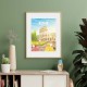Affiche Roma/Rome - Recto/Verso