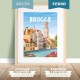 Affiche Brugge/Bruges - Recto/Verso