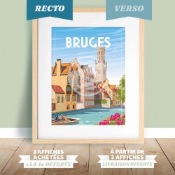 Affiche Bruges