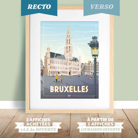 Bruxelles/Brussels - Recto/Verso Poster