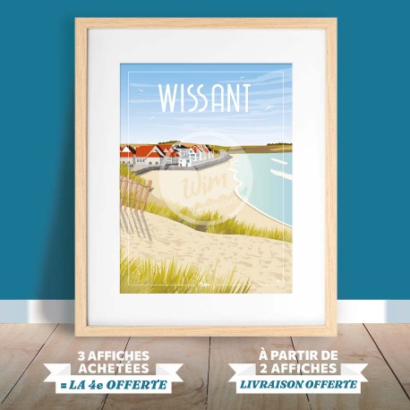 Wissant - "Plage" Poster