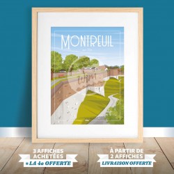 Montreuil-sur-Mer - "Les Remparts" Poster