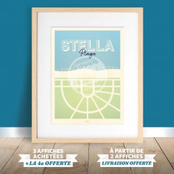 Affiche Stella-Plage - "L'Etoile de la Côte d'Opale"