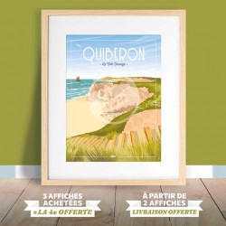 Affiche Quiberon - "La Côte Sauvage"